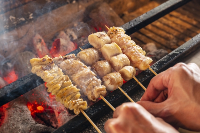 2台セット やきとり焼器台 串焼キッチンカー イベント祭り 道の駅 